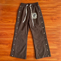 SAINT VANITY Embroidered Casual Sports Zipper Set