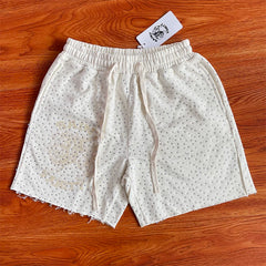 SAINT VANITY ins Same Style Washed Hot Diamond Casual Sports Shorts