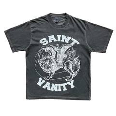 SAINT VANITY ins Same Style Letter Printed Casual Short Sleeve T-shirt