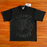 SAINT VANITY ins Same Style Letter Printed Casual Short Sleeve T-shirt