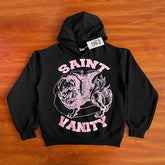 SAINT VANITY Printed Logo Casual Sweatshirt and Pants Set