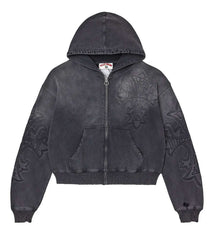Vale Forever Carver Zip Up Hoodie Black