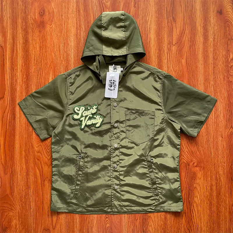 SAINT VANITY Embroidered Casual Sports Set