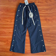 SAINT VANITY Embroidered Buckle Sports Style Casual Windbreaker Coat Pants Set