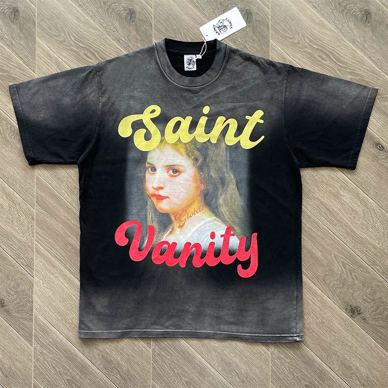 SAINT VANITY Global BHM Girl Ogor Attack TEE Laundry Short Sleeve Collection (6)