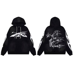 Hellstar Abstract Blade Graphic Hoodie
