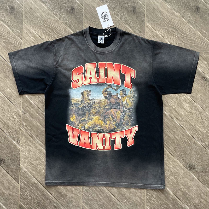 SAINT VANITY Global BHM Girl Ogor Attack TEE Laundry Short Sleeve Collection (7)