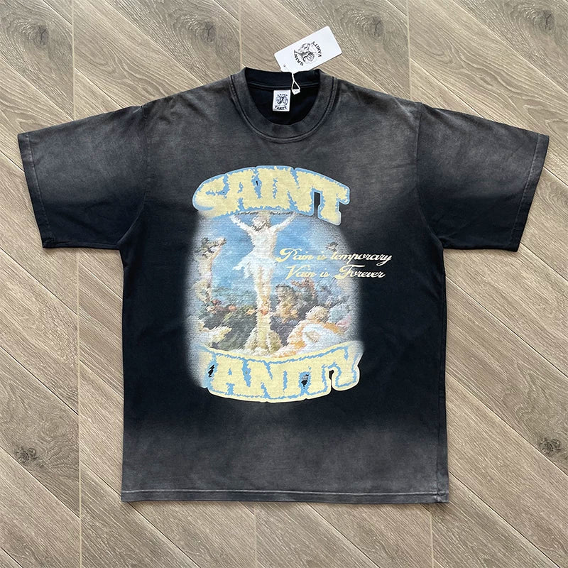 SAINT VANITY Global BHM Girl Ogor Attack TEE Laundry Short Sleeve Collection (2)