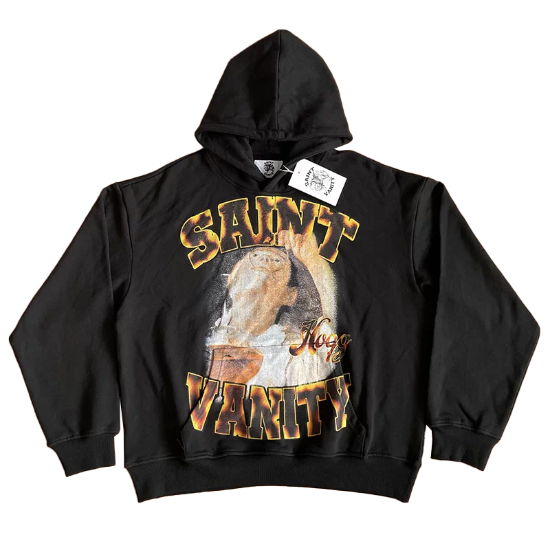 SAINT VANITY Casual Hooded Loose Sweatshirt