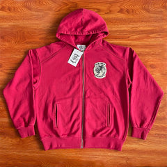 SAINT VANITY Zip Up Hoodie Zipper Embroidery Hoodie Shorts Set