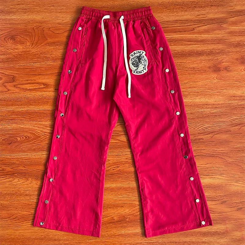 SAINT VANITY Embroidered Studs Sporty Casual Set