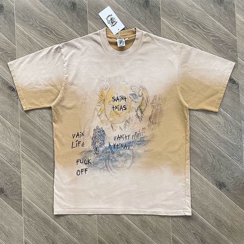 SAINT VANITY Global BHM Girl Ogor Attack TEE Laundry Short Sleeve Collection (4)
