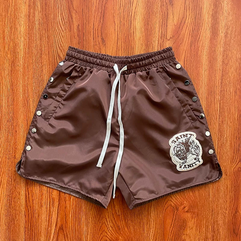 SAINT VANITY Embroidered Casual Sports Set