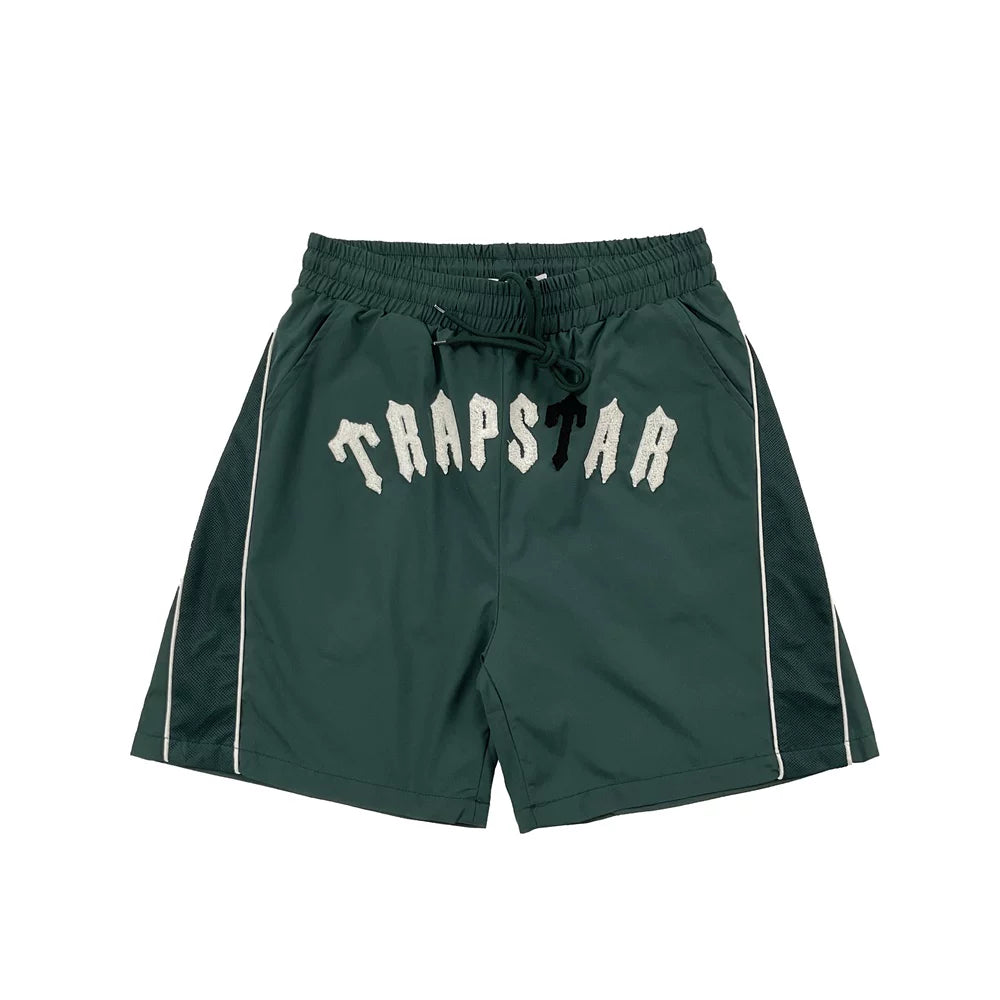 Trapstar Embroidered Letters Loose Casual Sports Shorts