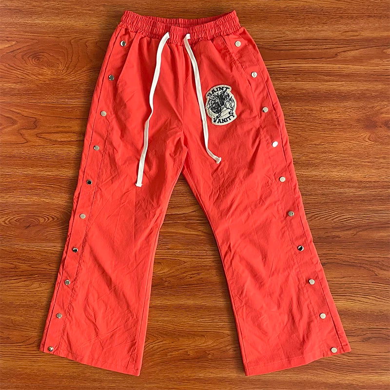SAINT VANITY Embroidered Casual Sports Zipper Set