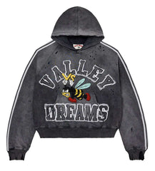 Vale Forever Anthem Pullover Hoodie Black Mono