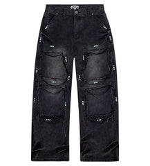 Vale Forever GEM Painters Denim Pants Black